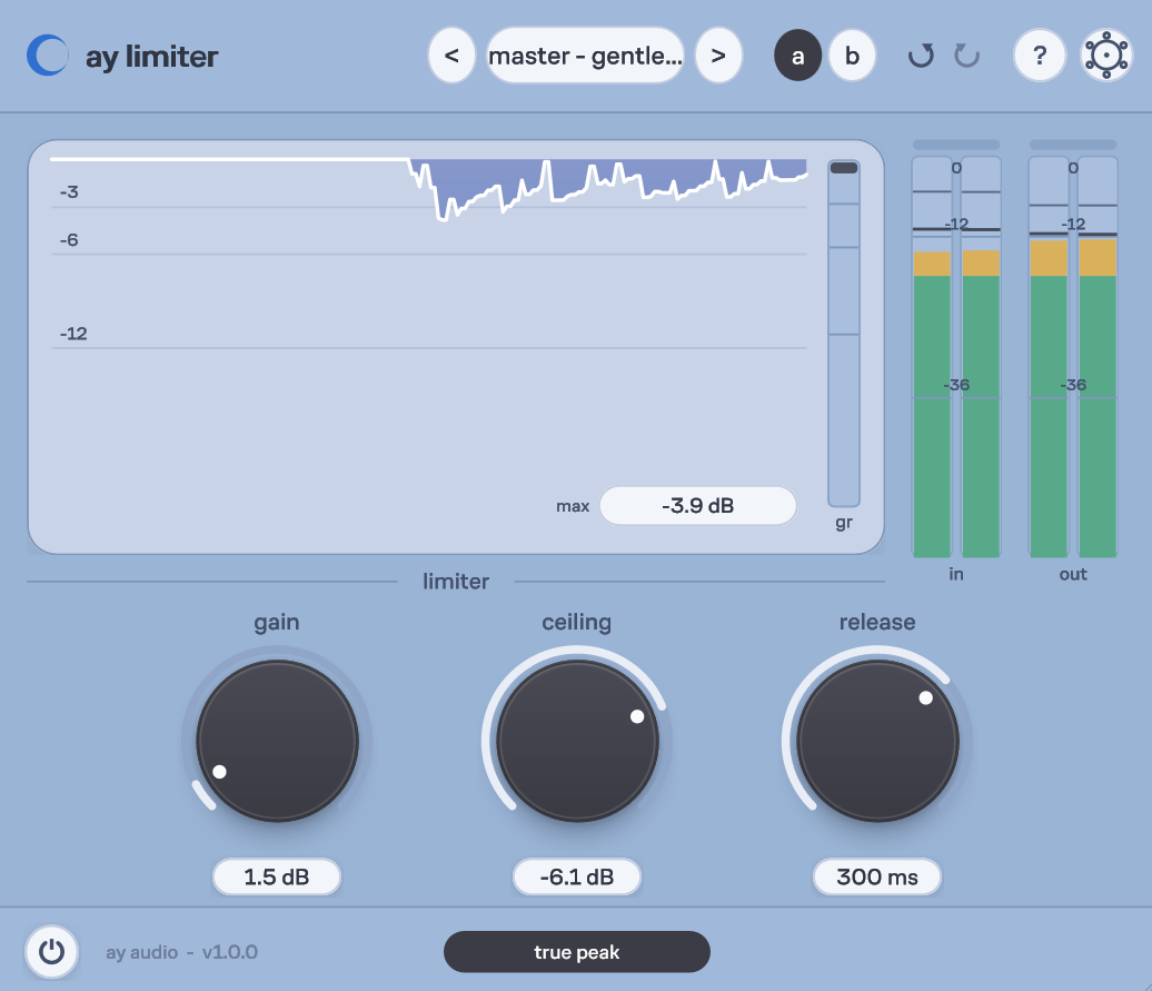AyLimiter — True-Peak-Limiter